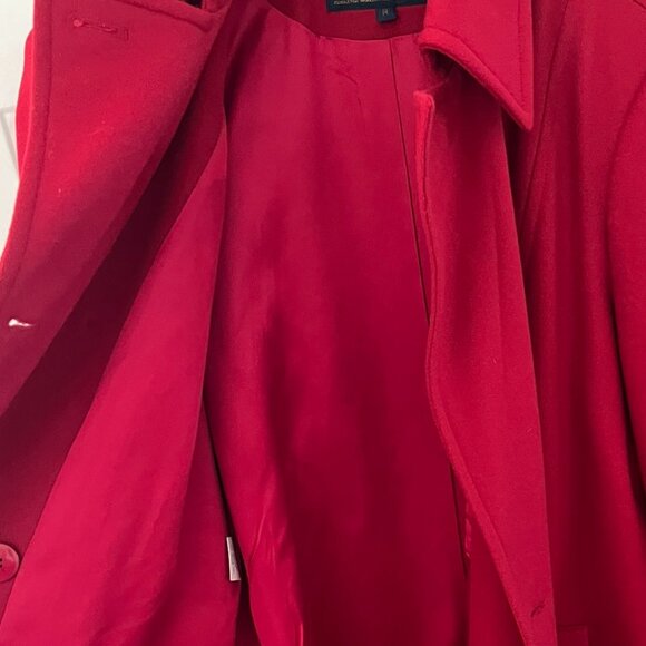 Pendleton Woman's Red 100% Italian Fabric Merino Wool Outdoor Warm Jacket Sz 14 - Picture 7 of 11